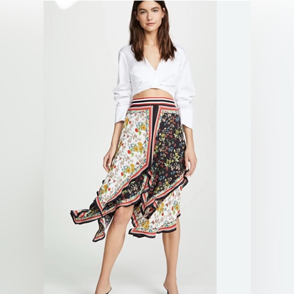 Alice + Olivia Multicolor Patterned Wrap Dress - image 4